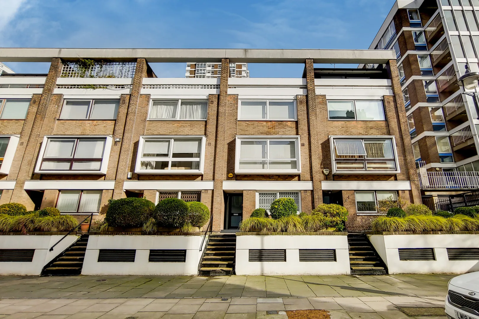 Hyde Park house terraced facade